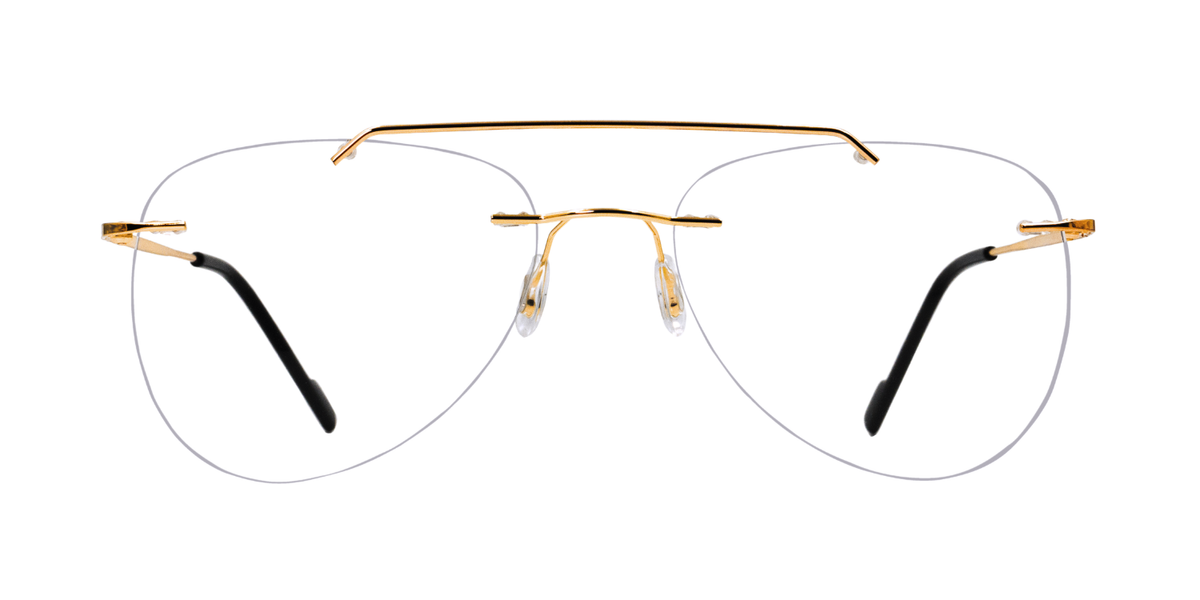 Rimless Aviator Classic Eyeglasses
