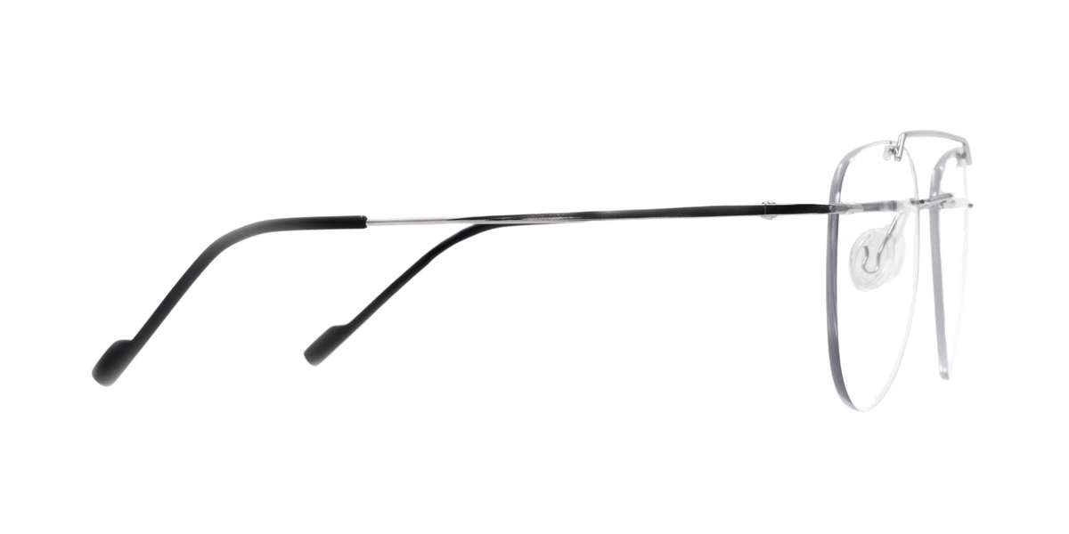 Rimless Aviator Classic Eyeglasses