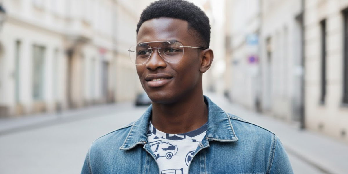 Rimless Aviator Classic Eyeglasses