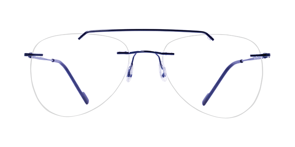 Rimless Aviator Classic Eyeglasses