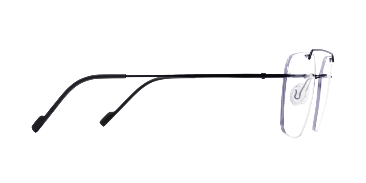 Rimless Rectangle Classic Eyeglasses
