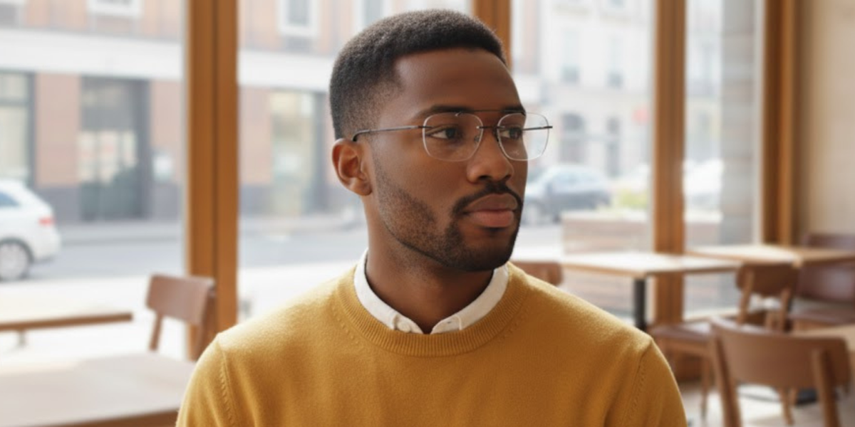 Rimless Rectangle Classic Eyeglasses