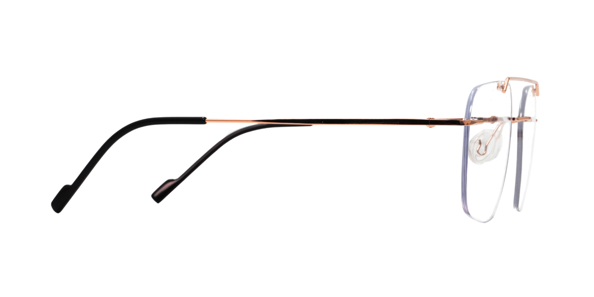 Rimless Rectangle Classic Eyeglasses