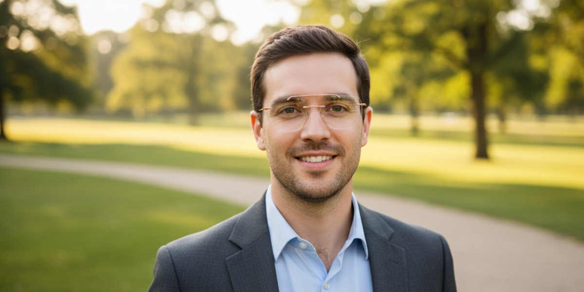 Rimless Rectangle Classic Eyeglasses