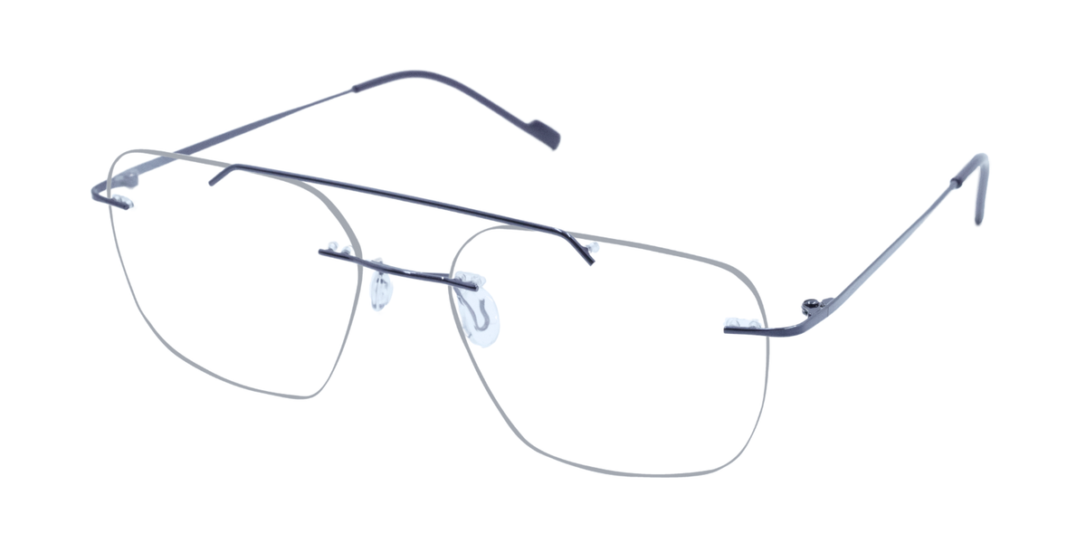 Rimless Rectangle Classic Eyeglasses