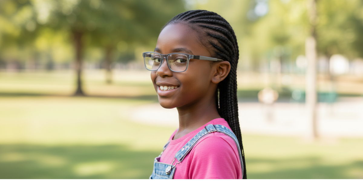 Full Rim Rectangle Magneto Premium Kids Eyeglasses