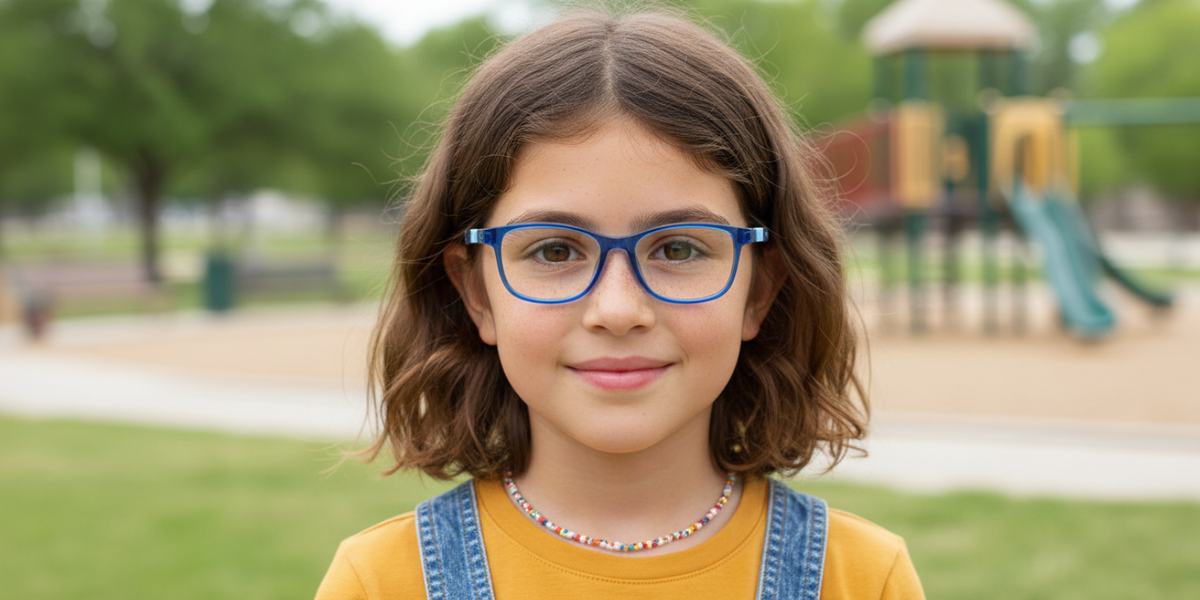 Full Rim Rectangle Magneto Premium Kids Eyeglasses