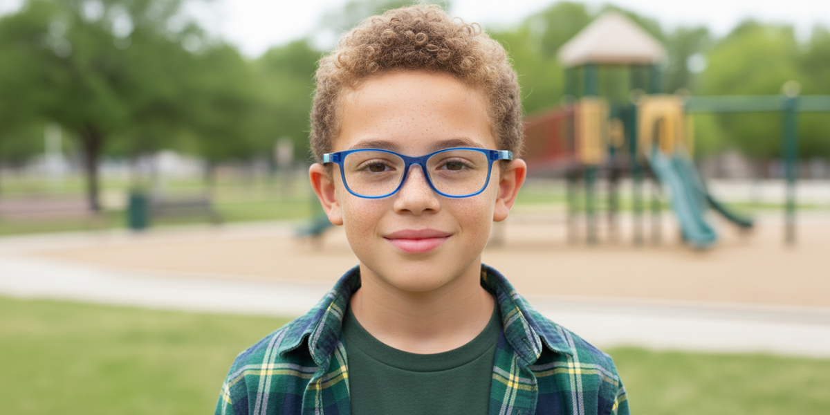 Full Rim Rectangle Magneto Premium Kids Eyeglasses