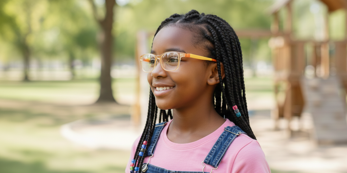 Full Rim Rectangle Magneto Premium Kids Eyeglasses