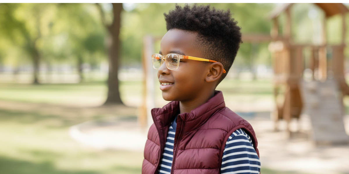 Full Rim Rectangle Magneto Premium Kids Eyeglasses