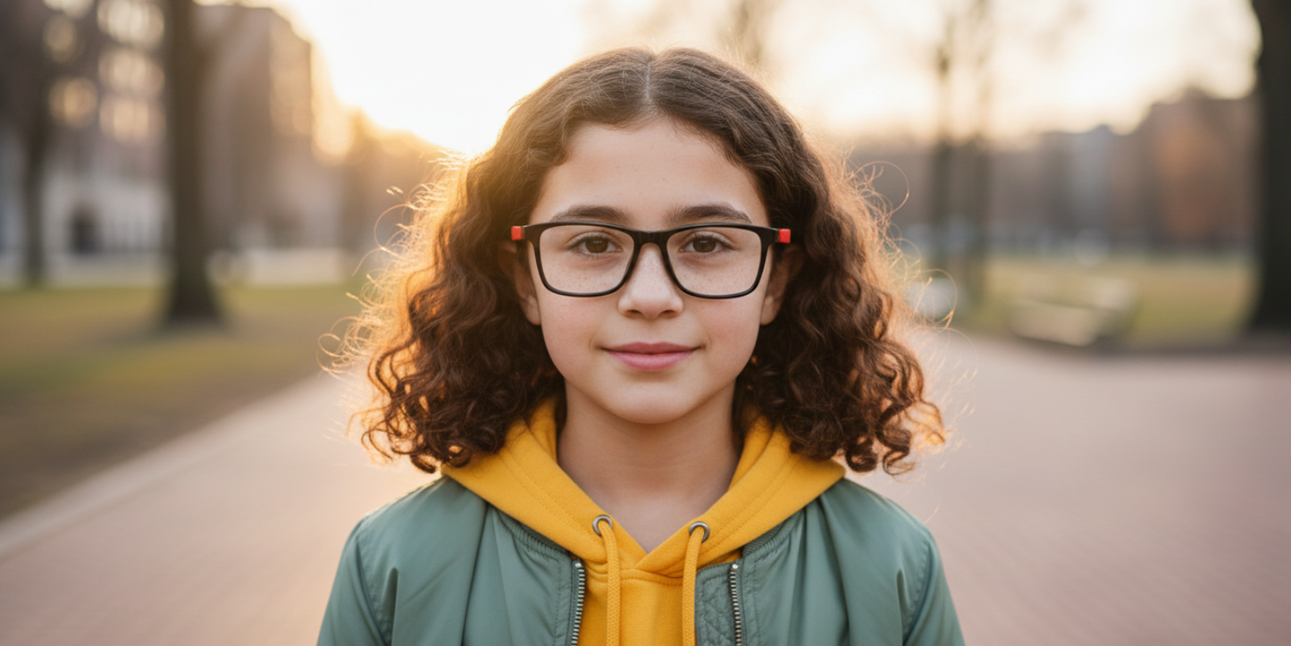 Full Rim Rectangle Magneto Premium Kids Eyeglasses
