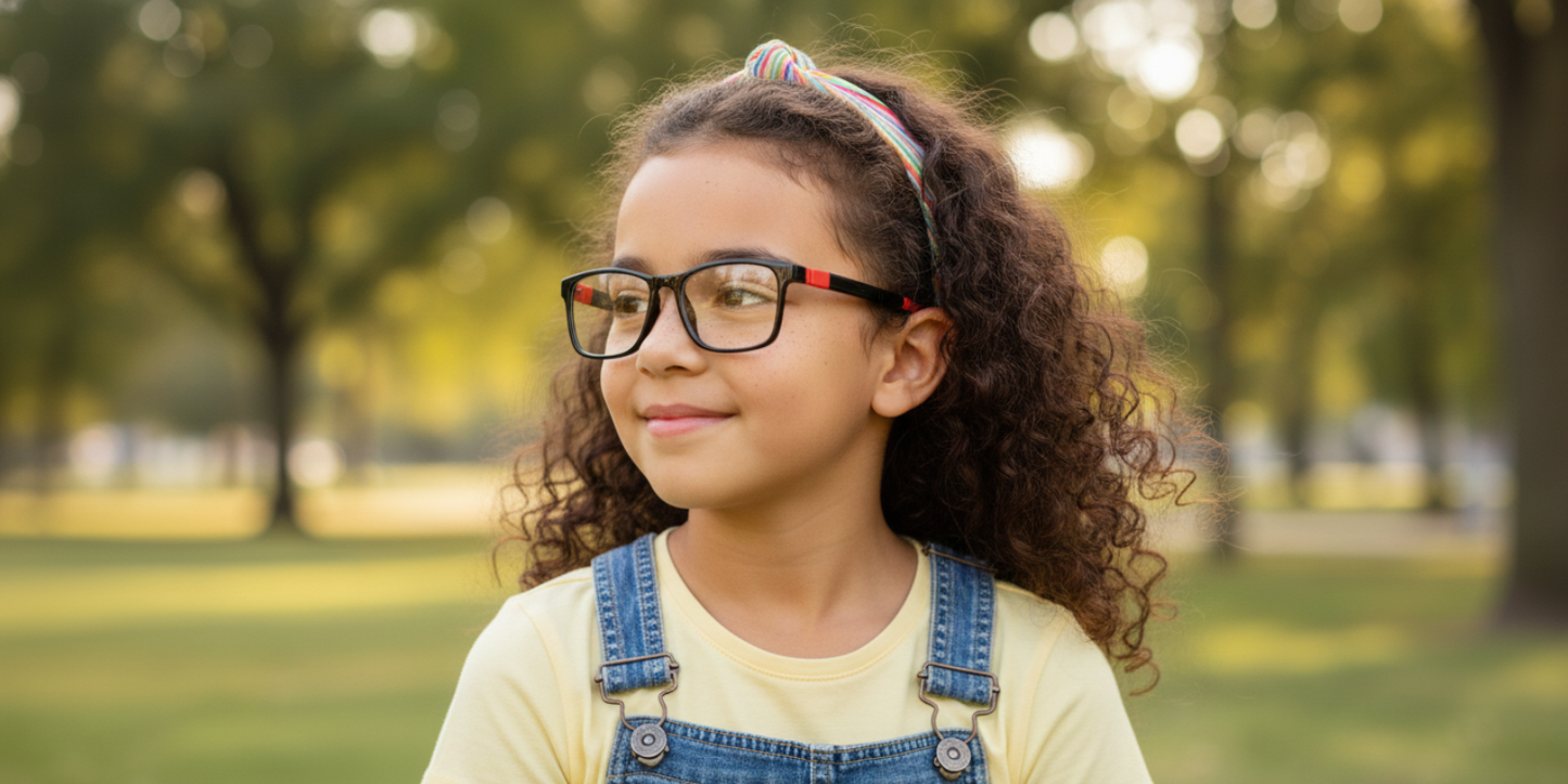 Full Rim Rectangle Magneto Premium Kids Eyeglasses