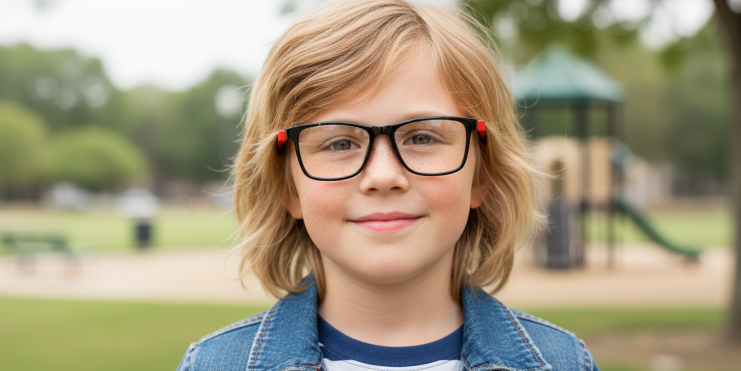 Full Rim Rectangle Magneto Premium Kids Eyeglasses