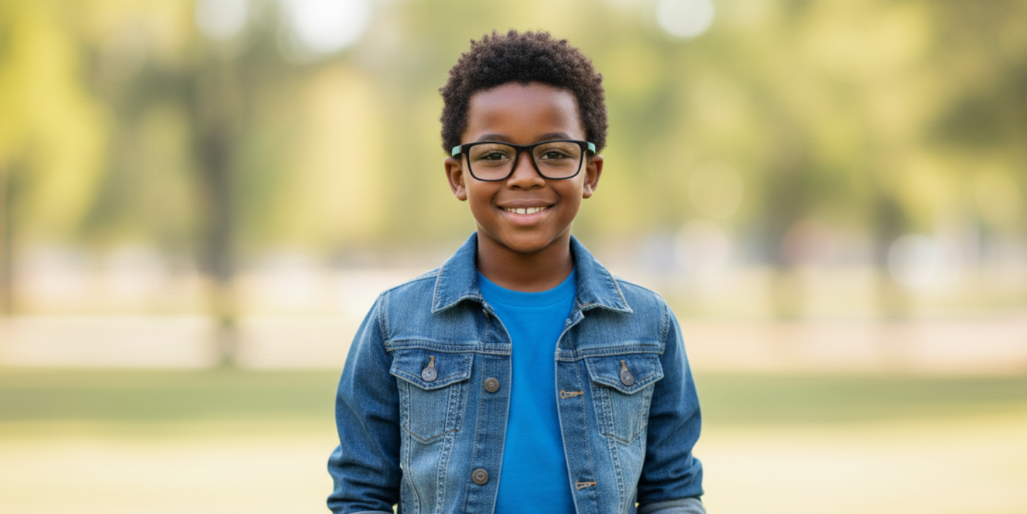 Full Rim Rectangle Magneto Premium Kids Eyeglasses