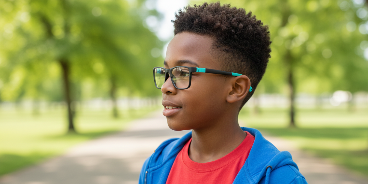 Full Rim Rectangle Magneto Premium Kids Eyeglasses