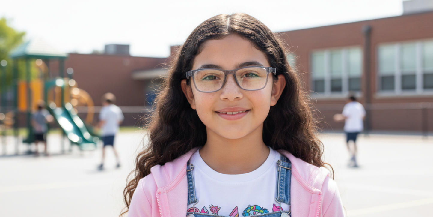 Full Rim Rectangle Magneto Premium Kids Eyeglasses