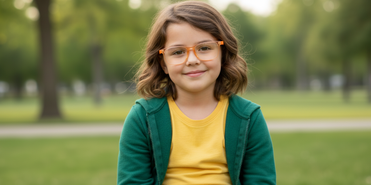 Full Rim Rectangle Magneto Premium Kids Eyeglasses