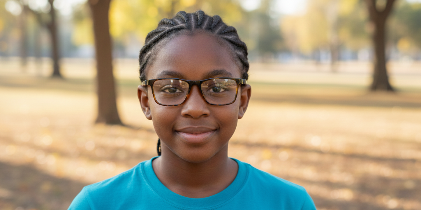 Full Rim Rectangle Magneto Premium Kids Eyeglasses