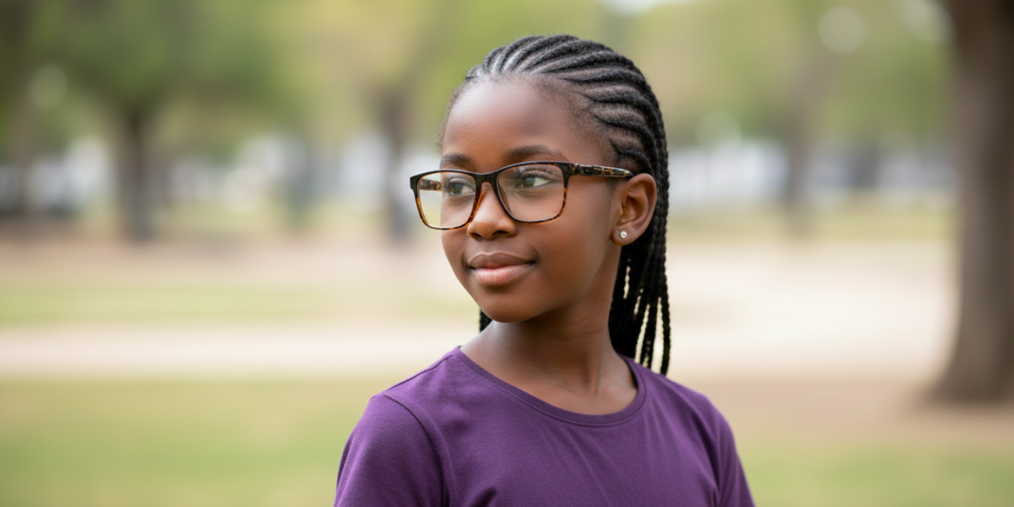 Full Rim Rectangle Magneto Premium Kids Eyeglasses
