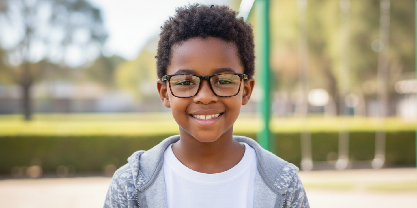 Full Rim Rectangle Magneto Premium Kids Eyeglasses