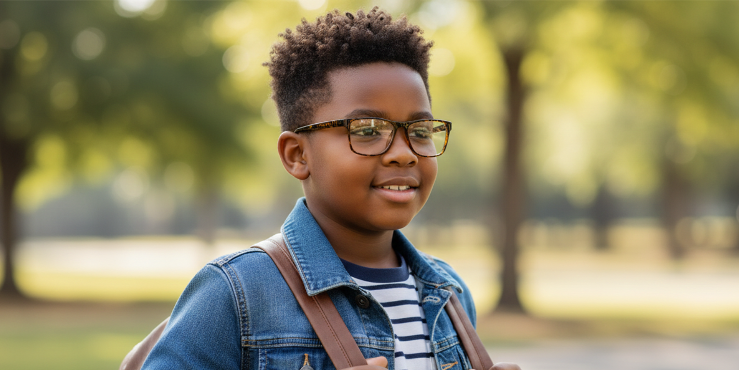 Full Rim Rectangle Magneto Premium Kids Eyeglasses