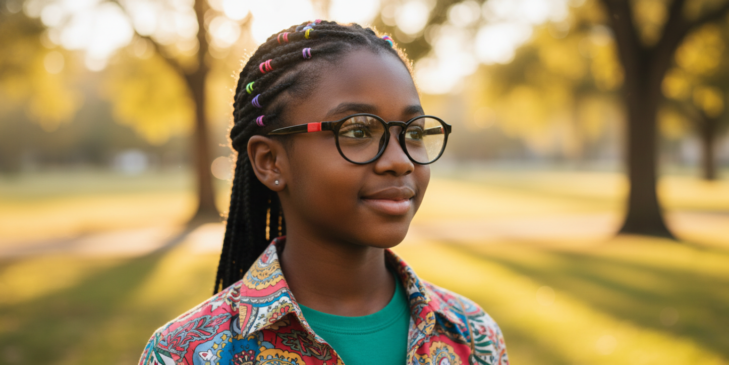Full Rim Round Magneto Premium Kids Eyeglasses