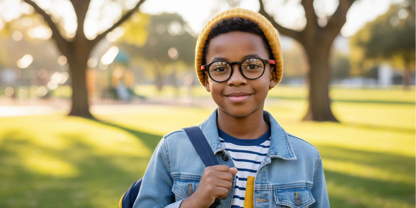Full Rim Round Magneto Premium Kids Eyeglasses