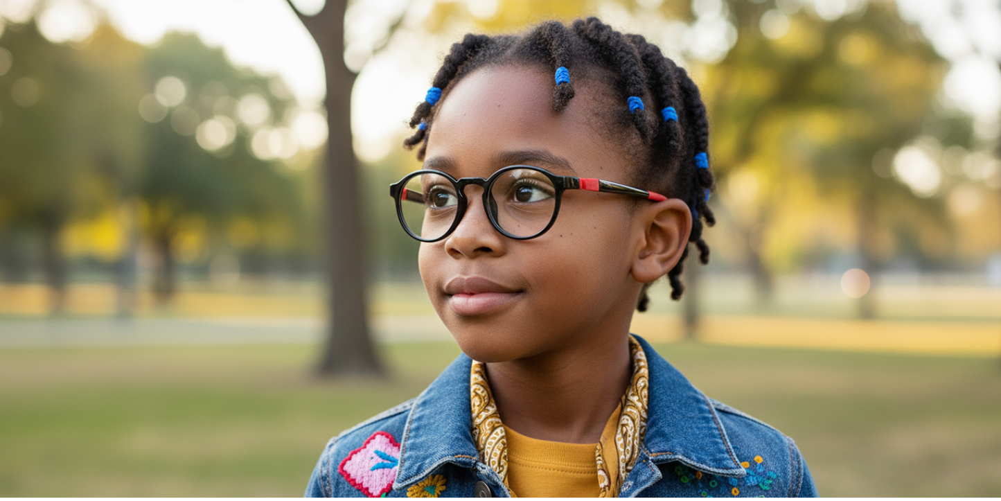 Full Rim Round Magneto Premium Kids Eyeglasses