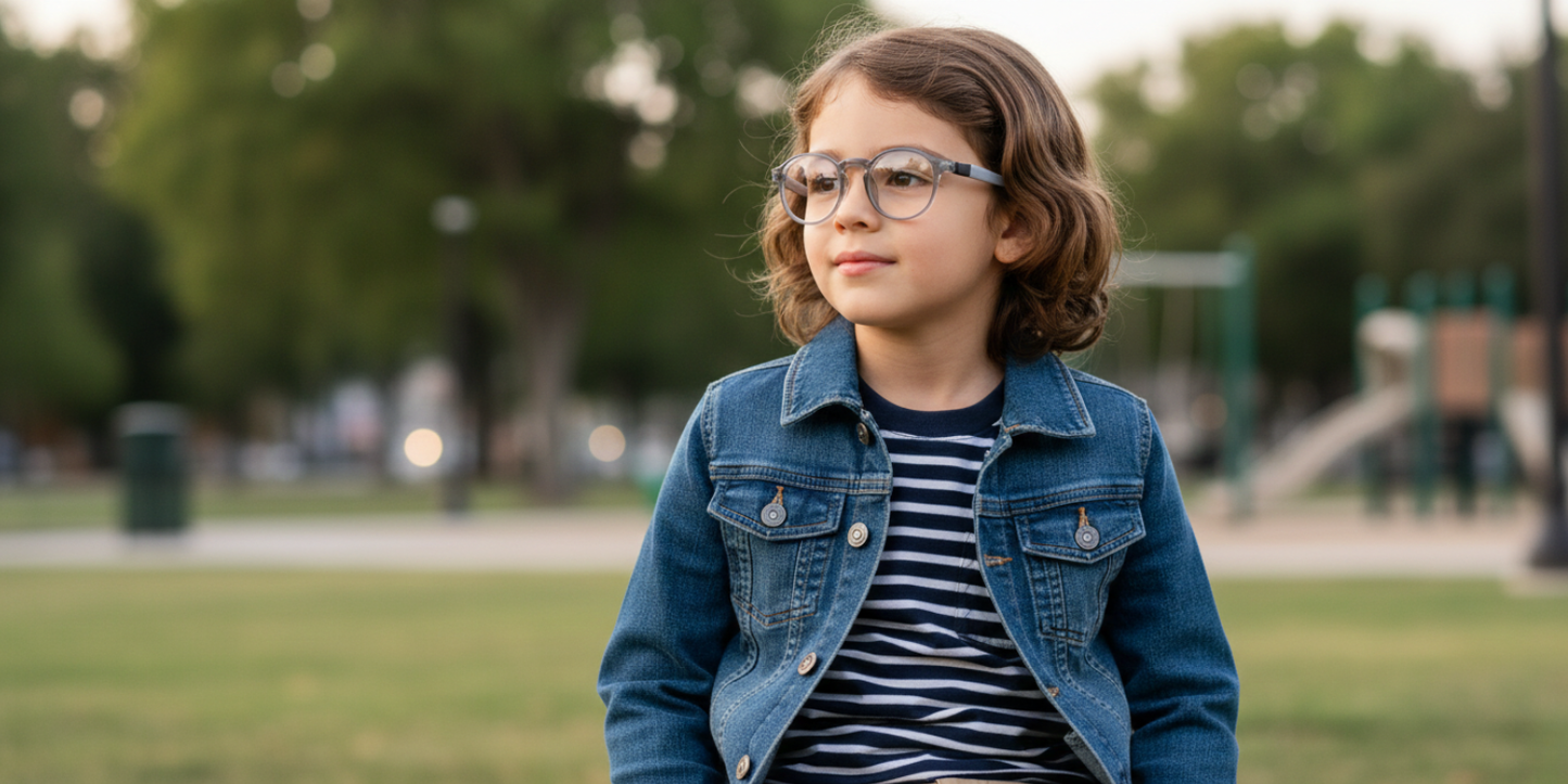 Full Rim Round Magneto Premium Kids Eyeglasses