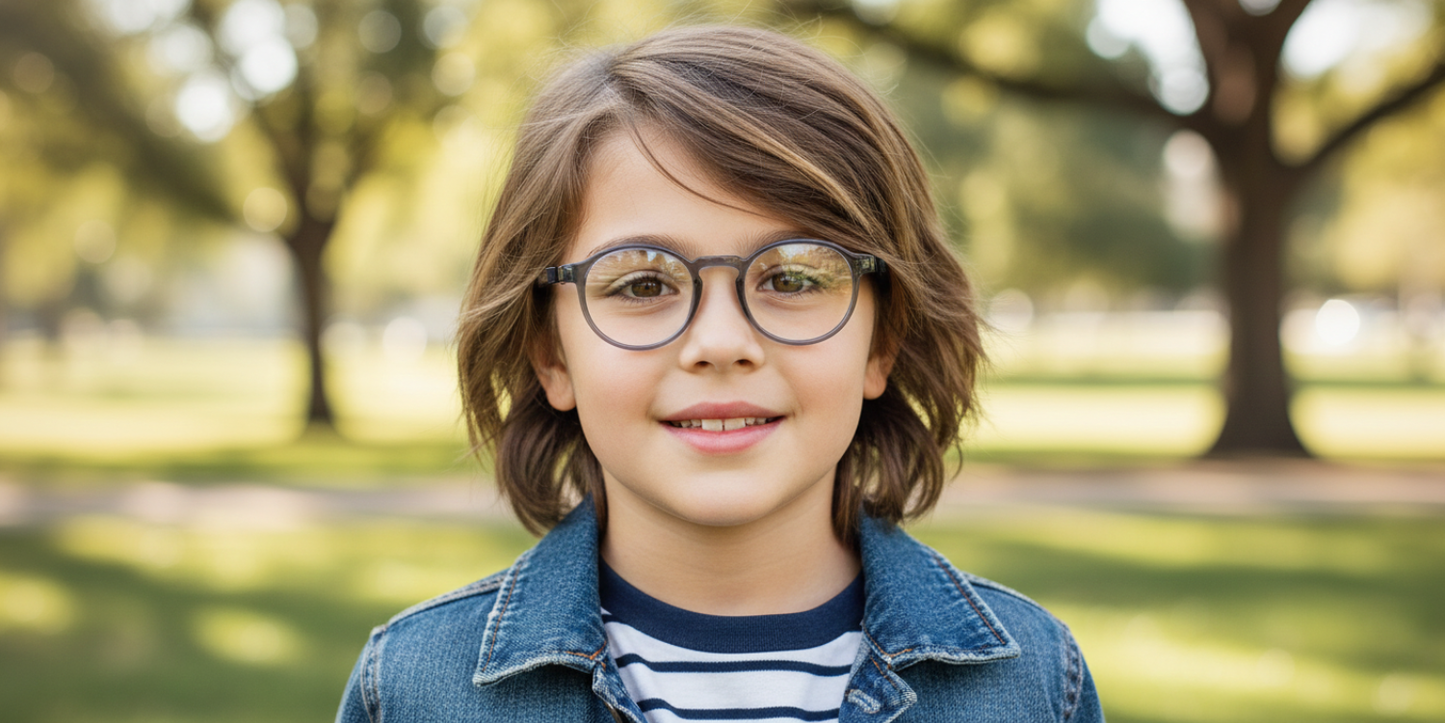 Full Rim Round Magneto Premium Kids Eyeglasses