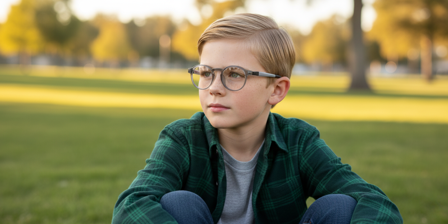 Full Rim Round Magneto Premium Kids Eyeglasses