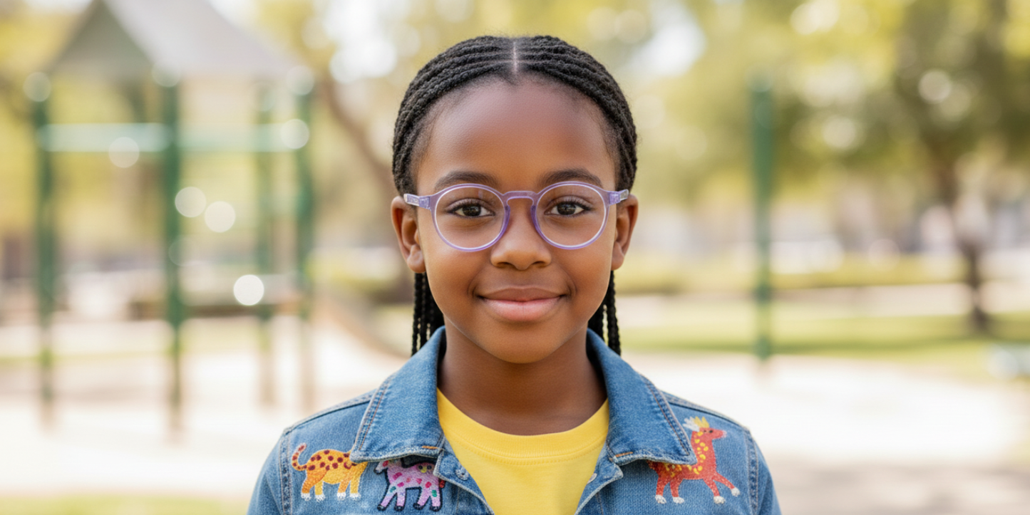 Full Rim Round Magneto Premium Kids Eyeglasses