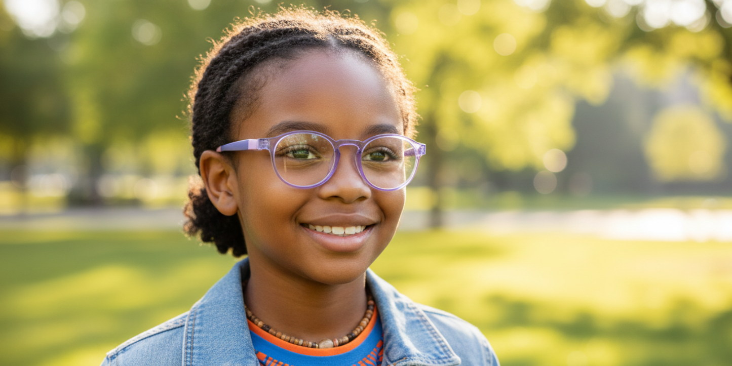 Full Rim Round Magneto Premium Kids Eyeglasses