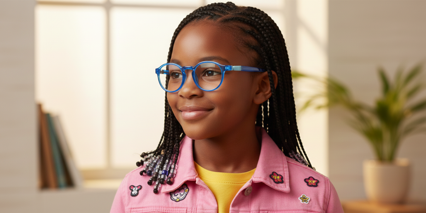 Full Rim Round Magneto Premium Kids Eyeglasses