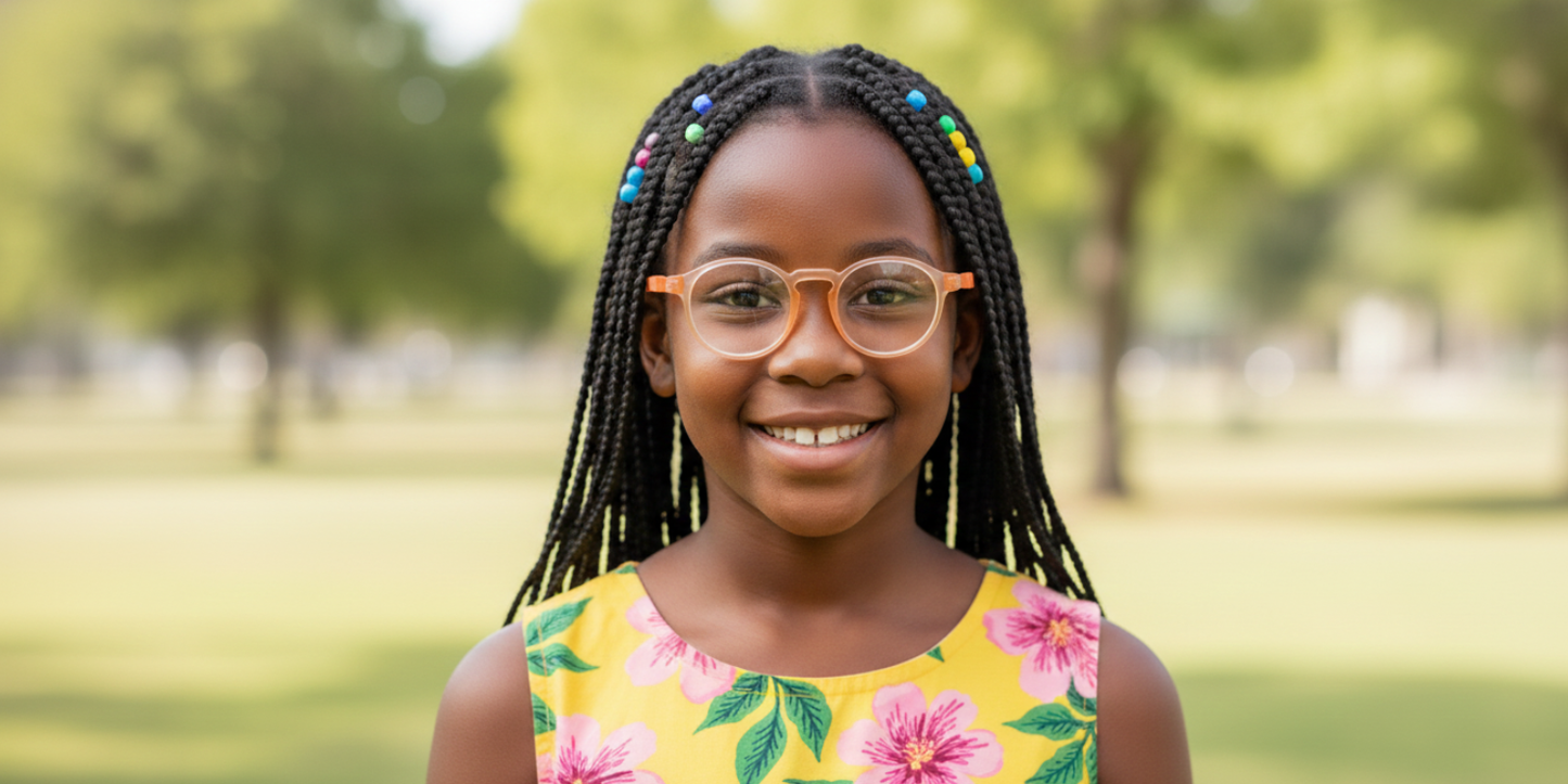 Full Rim Round Magneto Premium Kids Eyeglasses