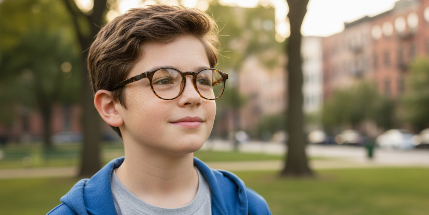 Full Rim Round Magneto Premium Kids Eyeglasses