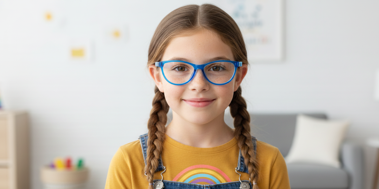 Full Rim Cat Eye Magneto Premium Kids Eyeglasses