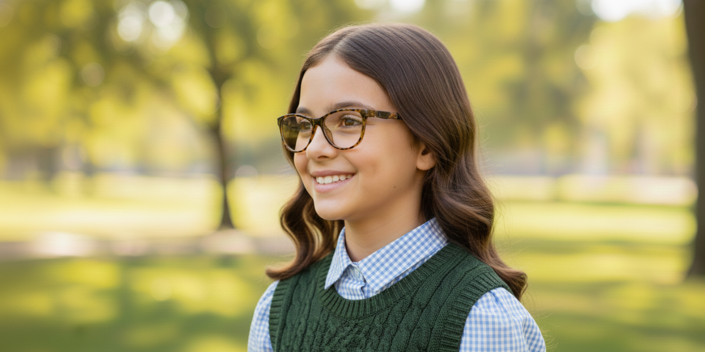 Full Rim Cat Eye Magneto Premium Kids Eyeglasses