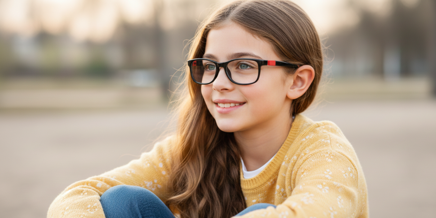Full Rim Rectangle Magneto Premium Kids Eyeglasses