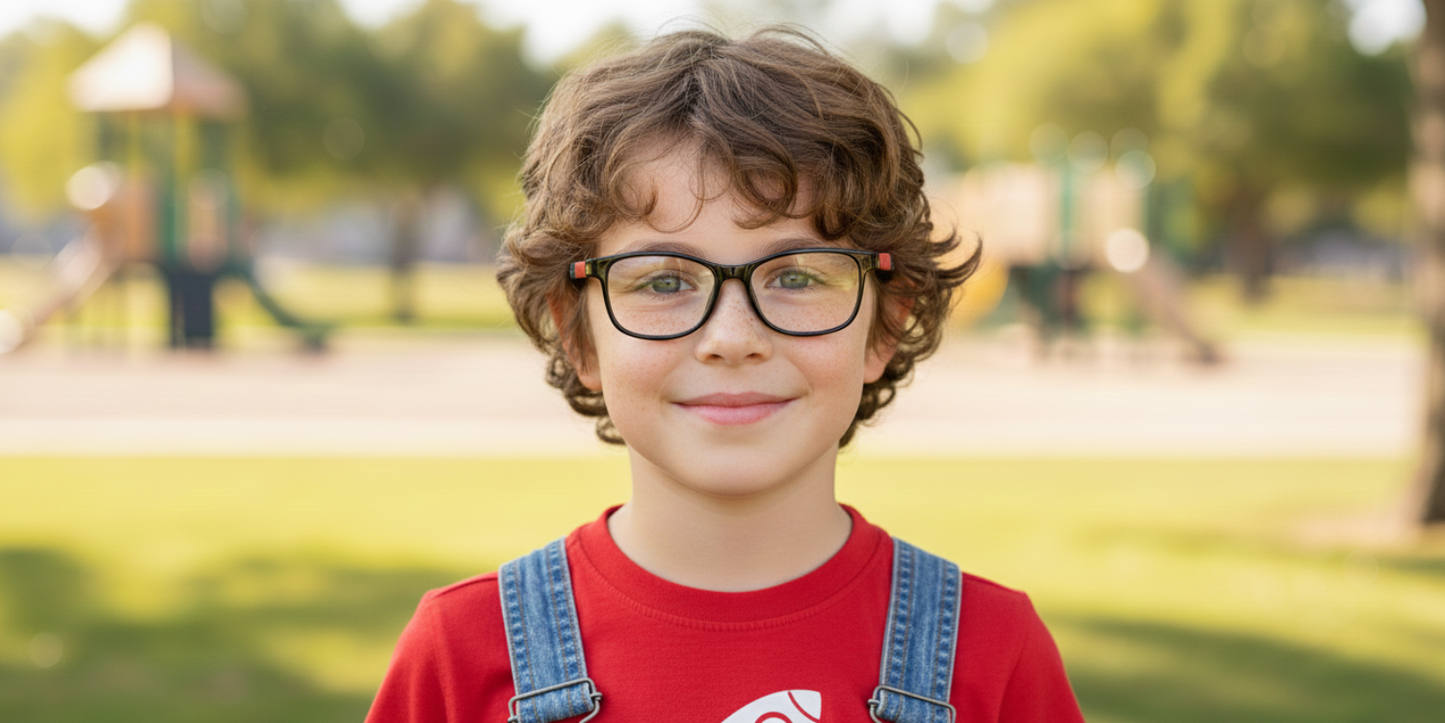 Full Rim Rectangle Magneto Premium Kids Eyeglasses