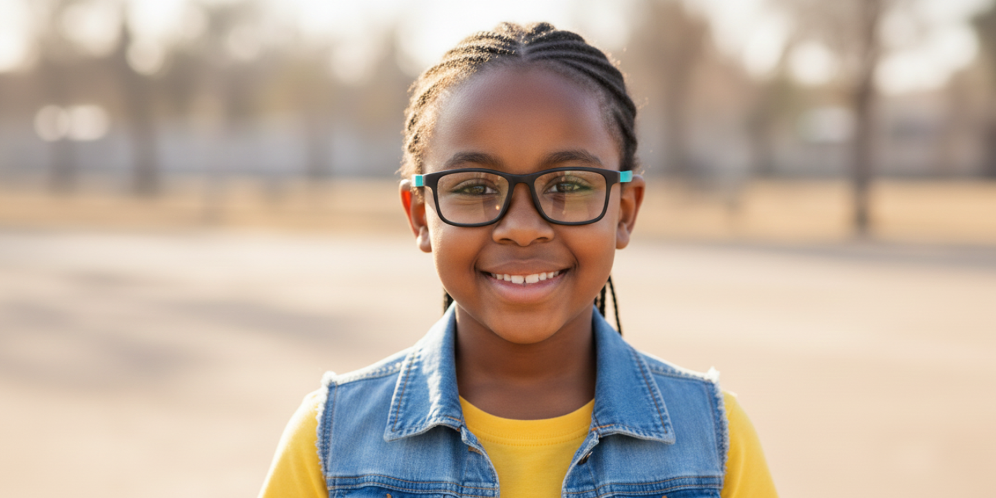 Full Rim Rectangle Magneto Premium Kids Eyeglasses