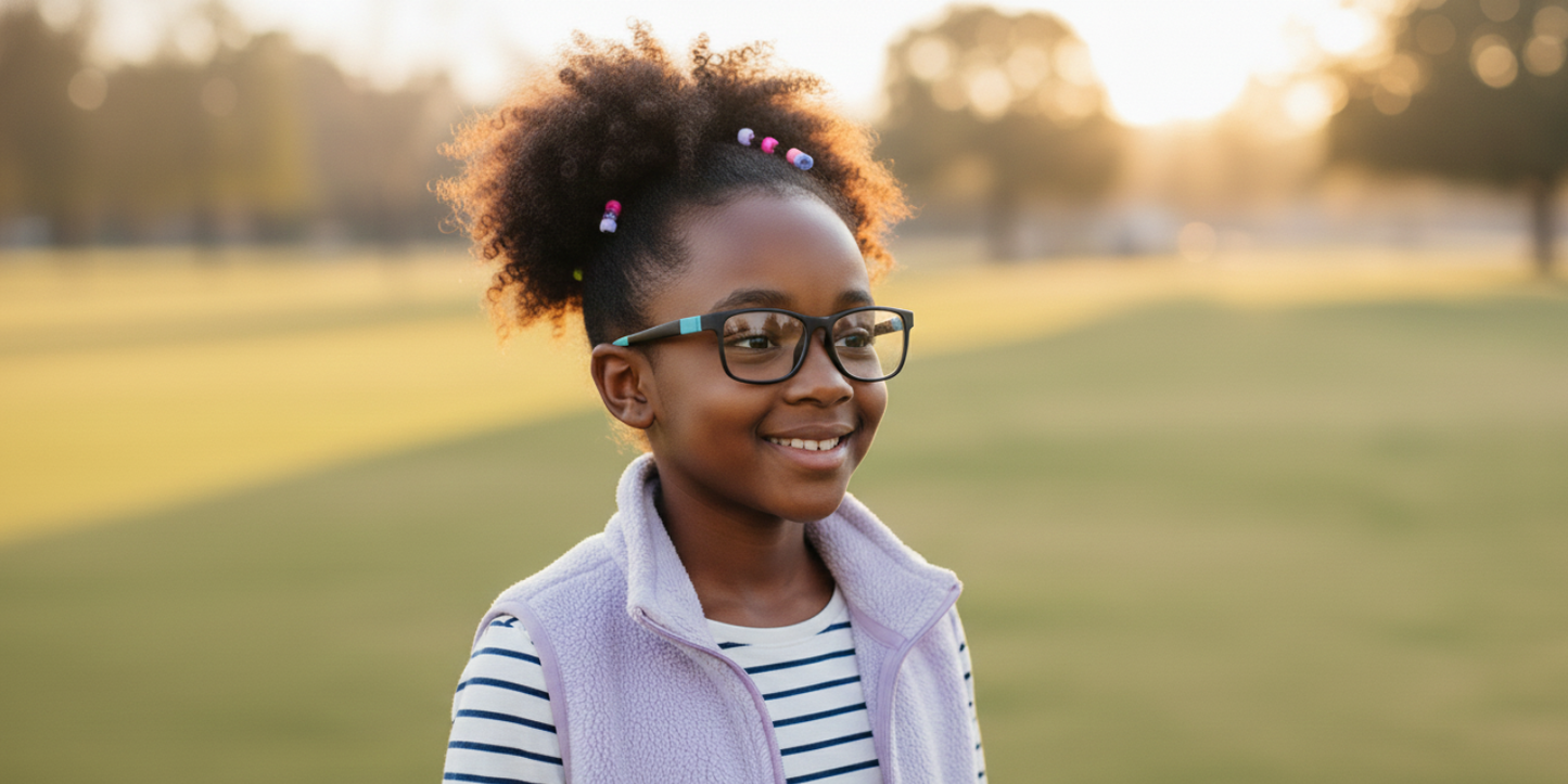 Full Rim Rectangle Magneto Premium Kids Eyeglasses