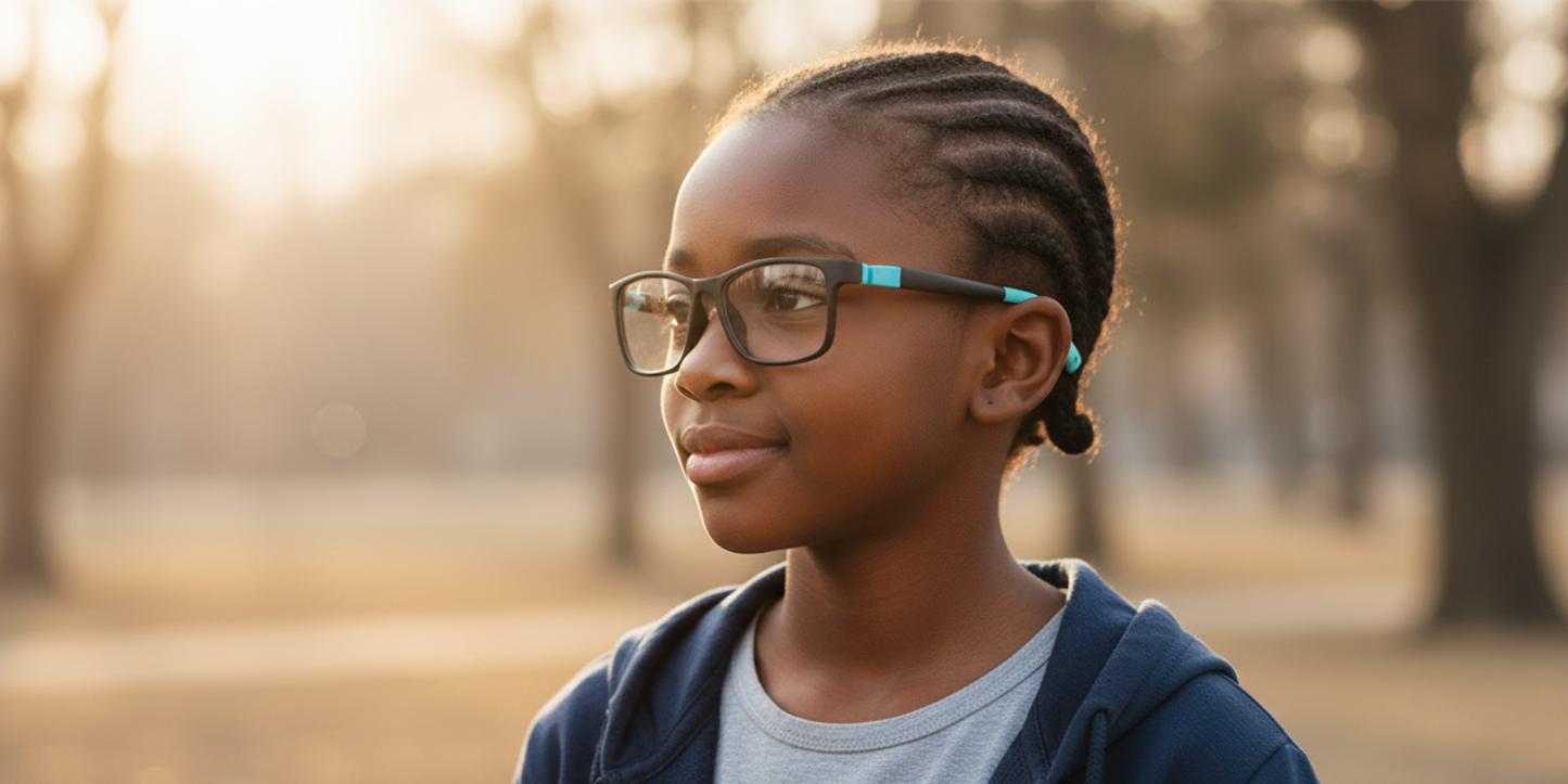 Full Rim Rectangle Magneto Premium Kids Eyeglasses