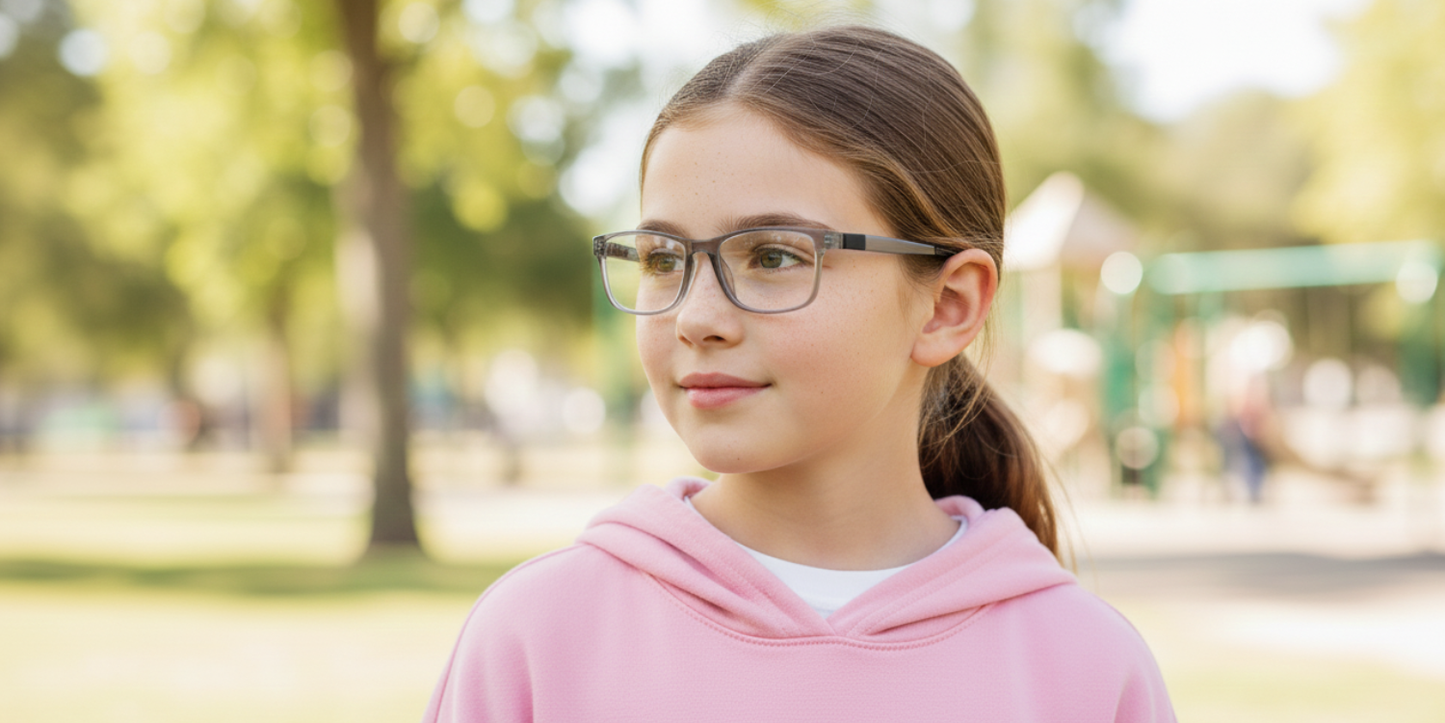 Full Rim Rectangle Magneto Premium Kids Eyeglasses
