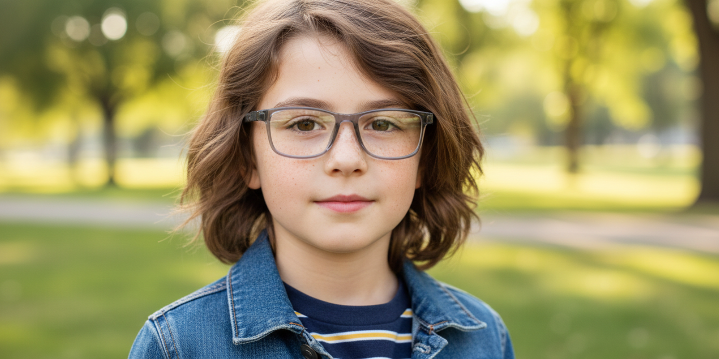 Full Rim Rectangle Magneto Premium Kids Eyeglasses