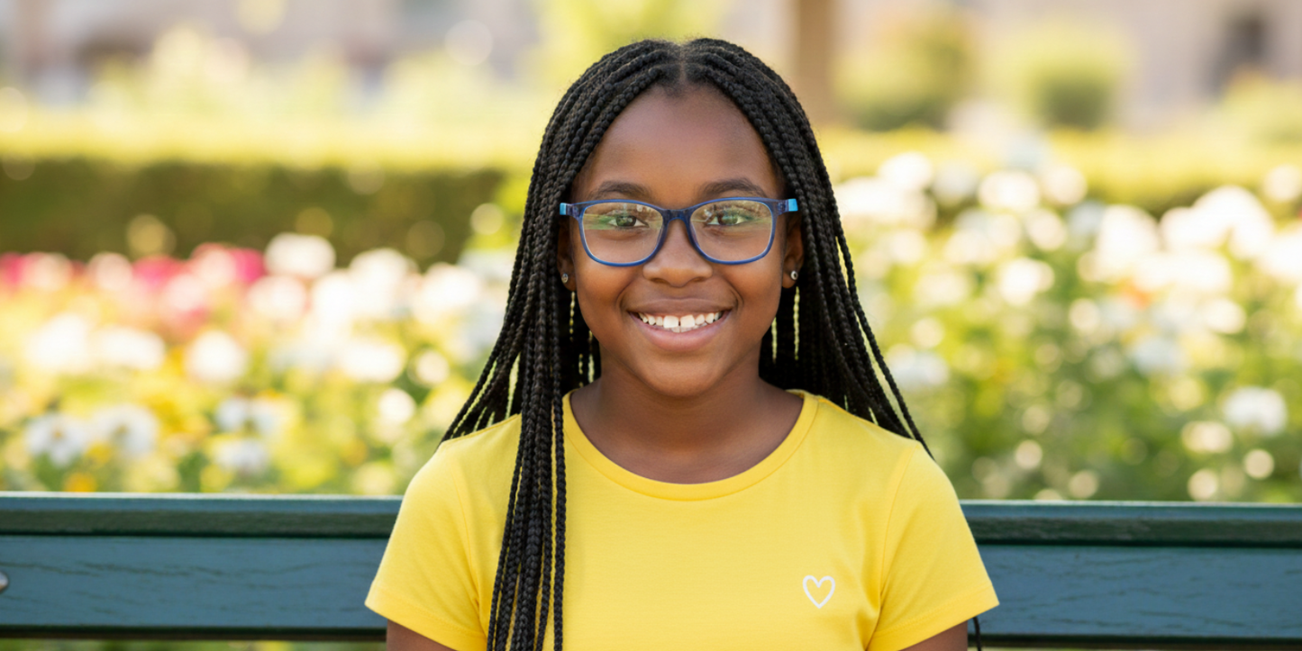 Full Rim Rectangle Magneto Premium Kids Eyeglasses