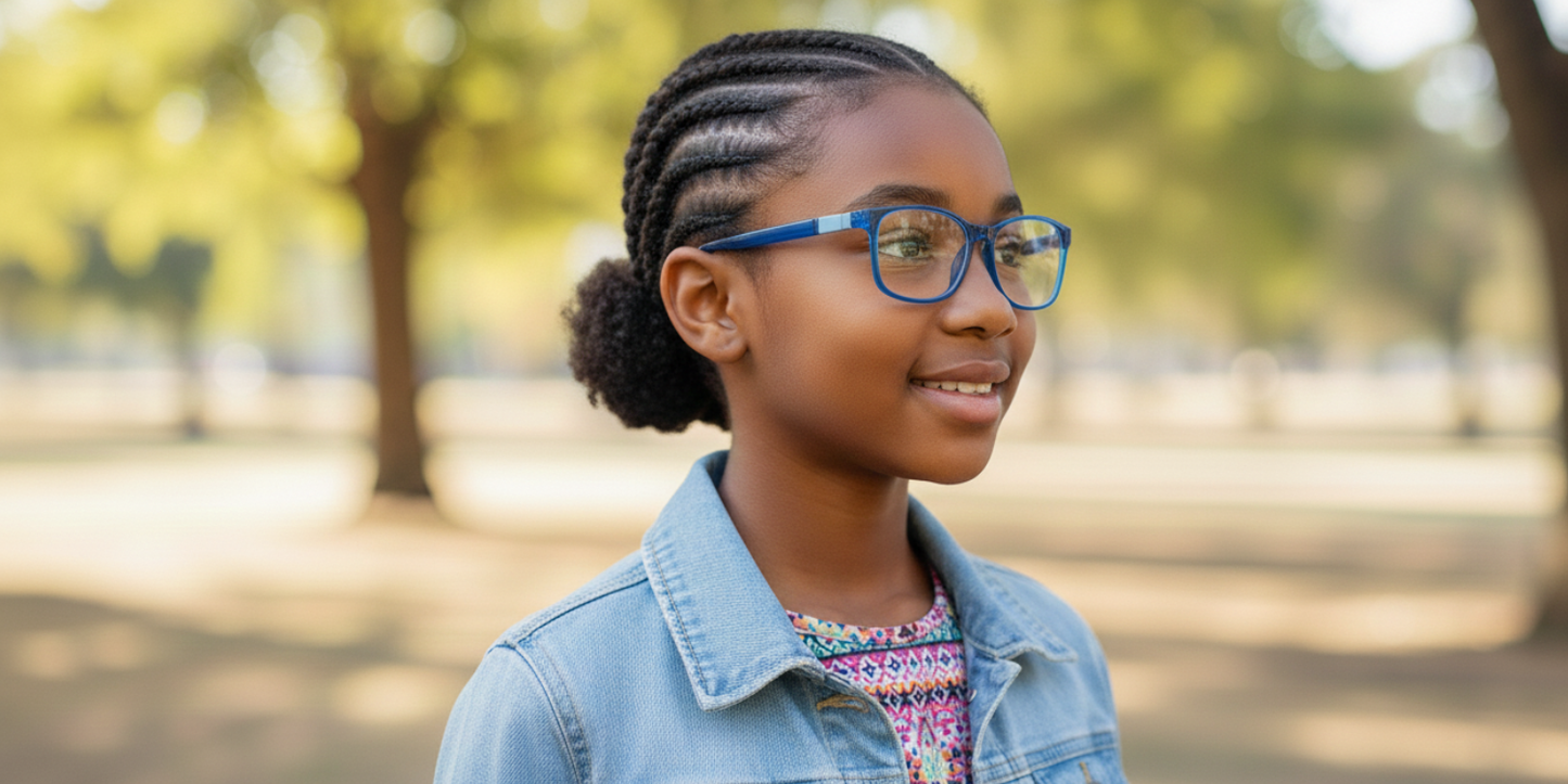 Full Rim Rectangle Magneto Premium Kids Eyeglasses