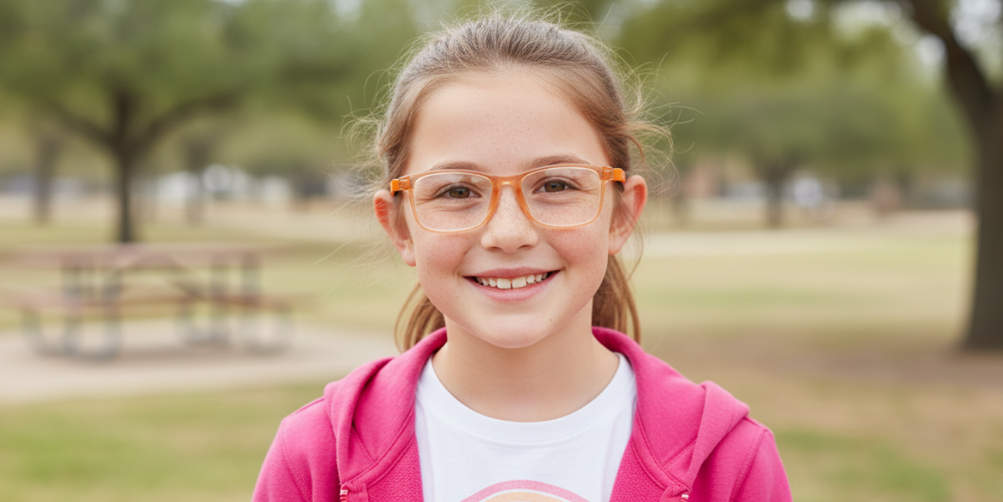 Full Rim Rectangle Magneto Premium Kids Eyeglasses