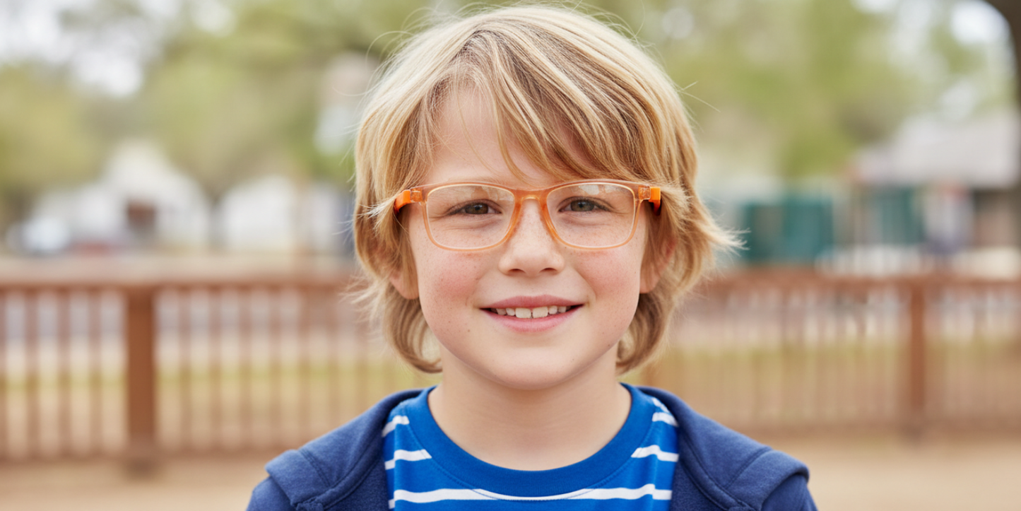 Full Rim Rectangle Magneto Premium Kids Eyeglasses