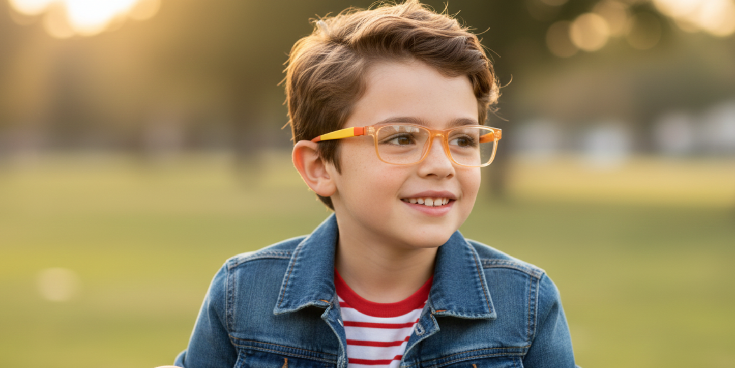 Full Rim Rectangle Magneto Premium Kids Eyeglasses
